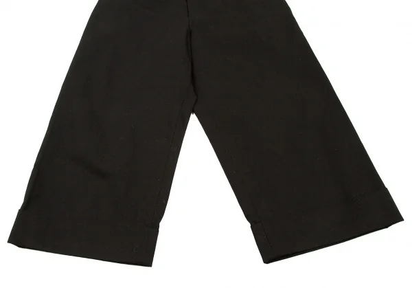【SALE】リミフゥLIMI feu リボンポケットコットンショートパンツ 黒ピンクS K-59951_007