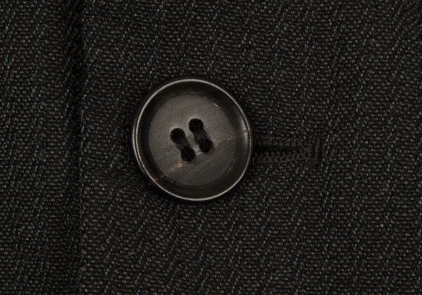 【SALE】コムデギャルソン オムドゥCOMME des GARCONS HOMME DEUX ポリ製品染めストライプジャケット グレーS K-59989_006