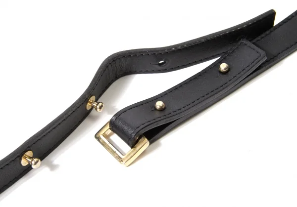 【SALE】フィリップ ルクーPHILIPPE ROUCOU レザーバッグ 黒ベージュ K-60016_011