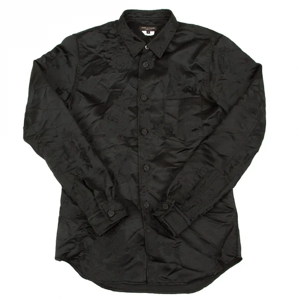 コムデギャルソン オムプリュスCOMME des GARCONS HOMME PLUS 花柄ジャガードポリシャツ