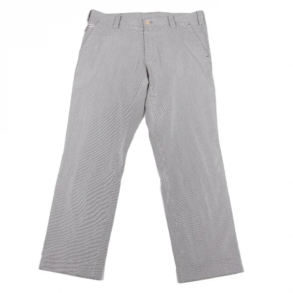 Paul Smith COLLECTION Stripe Cotton Silk Pants Grey W90 K-60349_001