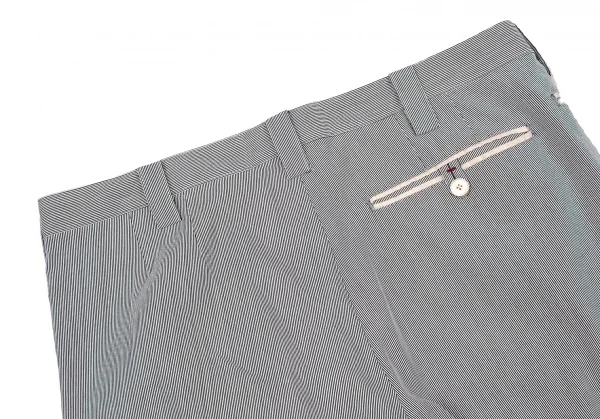 Paul Smith COLLECTION Stripe Cotton Silk Pants K-60349_010