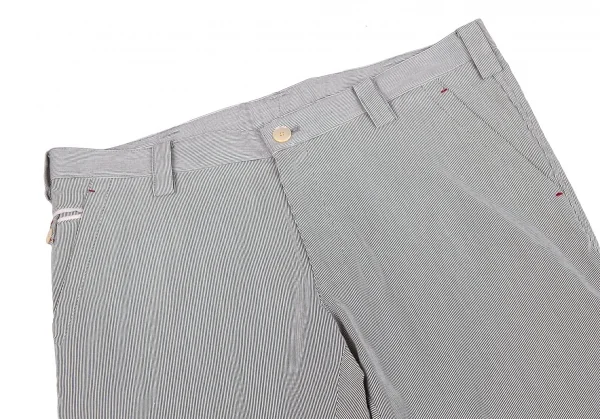 Paul Smith COLLECTION Stripe Cotton Silk Pants K-60349_002