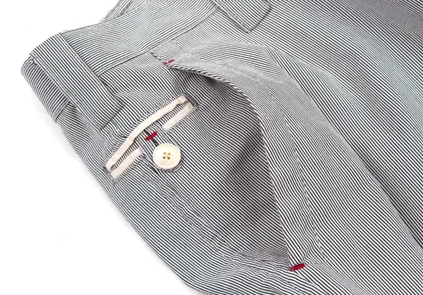 Paul Smith COLLECTION Stripe Cotton Silk Pants K-60349_003