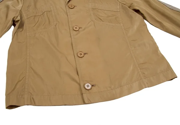 【SALE】トリコ コムデギャルソンtricot COMME des GARCONSポリテープ製品染めナイロンシャツジャケット キャメルM K-60400_010