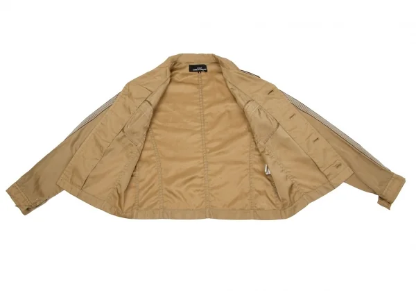 【SALE】トリコ コムデギャルソンtricot COMME des GARCONSポリテープ製品染めナイロンシャツジャケット キャメルM K-60400_011