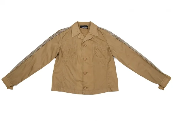 【SALE】トリコ コムデギャルソンtricot COMME des GARCONSポリテープ製品染めナイロンシャツジャケット キャメルM K-60400_002