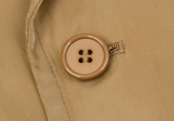 【SALE】トリコ コムデギャルソンtricot COMME des GARCONSポリテープ製品染めナイロンシャツジャケット キャメルM K-60400_005