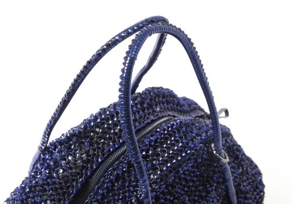 アンテプリマANTEPRIMA 編みバッグ 紺 (K-60457)