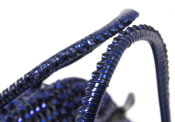 アンテプリマANTEPRIMA 編みバッグ 紺 (K-60457)