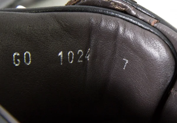 【SALE】ルイヴィトンLouis Vuitton レザーベルクロスニーカー 黒茶7（26位） K-60715_018