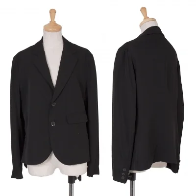 新品!ワイズY's キュプラシルクテーラードジャケット 黒