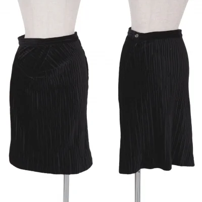 【SALE】トリコ コムデギャルソンtricot COMME des GARCONS ベロア変形スカート