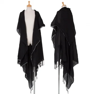 ワイズY's コットンフリンジポンチョ