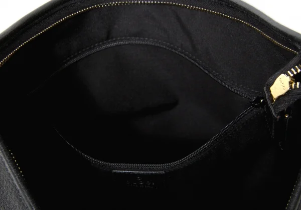 【SALE】グッチGUCCI レザーホーボーバッグ 黒 K-60930_017