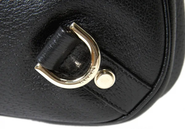 【SALE】グッチGUCCI レザーホーボーバッグ 黒 K-60930_005