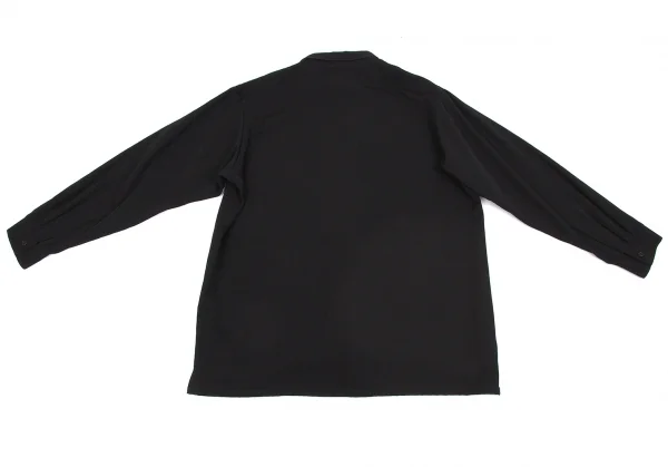 Y's for men Wool gabardine Long Sleeve Shirt K-60985_013