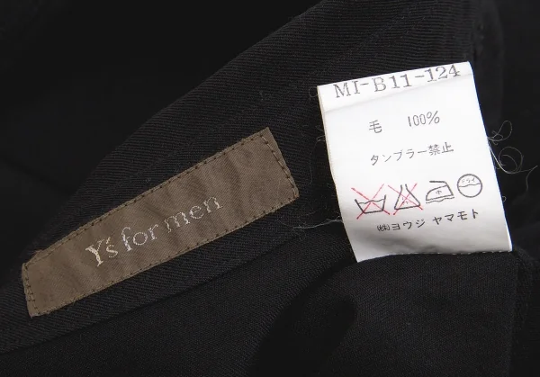 Y's for men Wool gabardine Long Sleeve Shirt K-60985_015