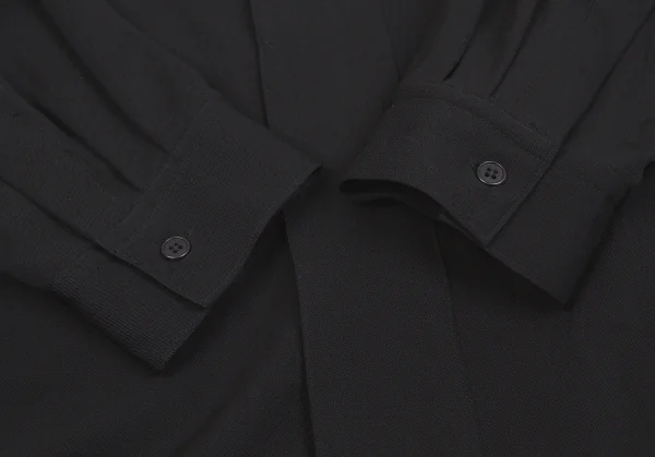 Y's for men Wool gabardine Long Sleeve Shirt K-60985_008