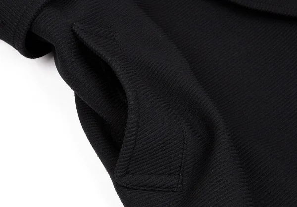 Y's Nylon Rib Knit Long Coat K-60994_010