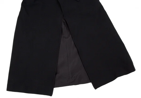 Y's Nylon Rib Knit Long Coat K-60994_011