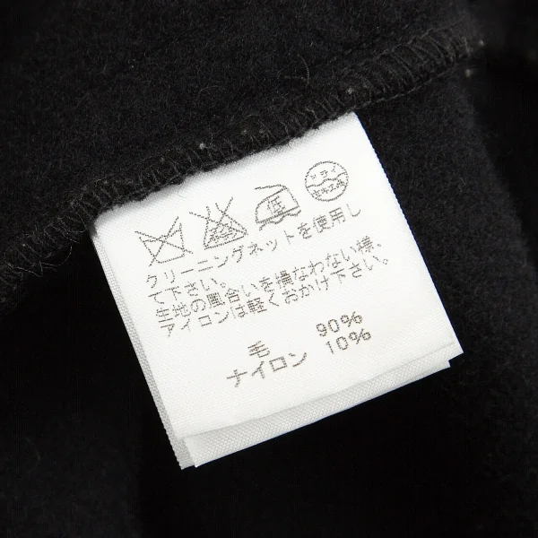 【SALE】ズッカzucca ワイヤーネックフェルトプルオーバージャケット 黒M K-61056_016