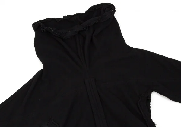 【SALE】ズッカzucca ワイヤーネックフェルトプルオーバージャケット 黒M K-61056_003