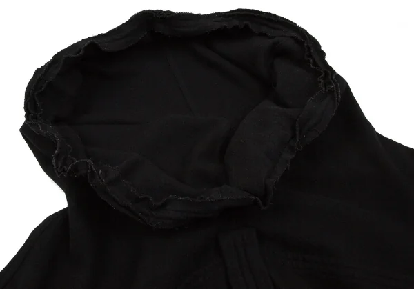 【SALE】ズッカzucca ワイヤーネックフェルトプルオーバージャケット 黒M K-61056_005