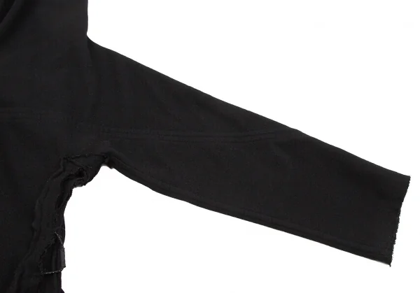 【SALE】ズッカzucca ワイヤーネックフェルトプルオーバージャケット 黒M K-61056_006