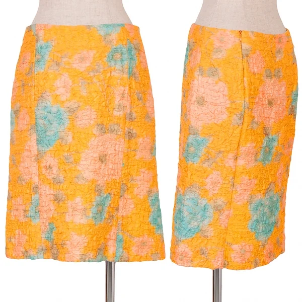 SALE】ミュウミュウMIU MIU デザイン織りスカート 黄色水色他40 (K-61079)