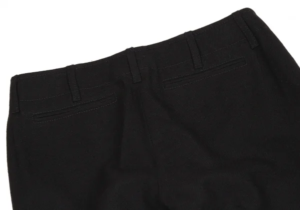 【SALE】グッチGUCCI ウールボタンフライパンツ 黒40 K-61173_010