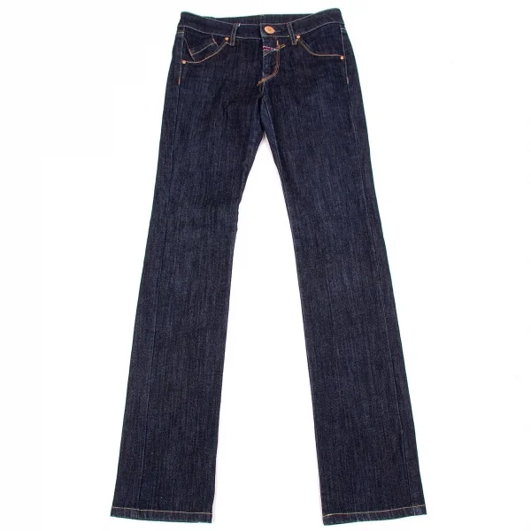 【SALE】ルジャンドゥ マリテフランソワジルボー LE JEAN DE MARITHE FRANCOIS GIRBAUD はみ出しステッチデニムパンツ