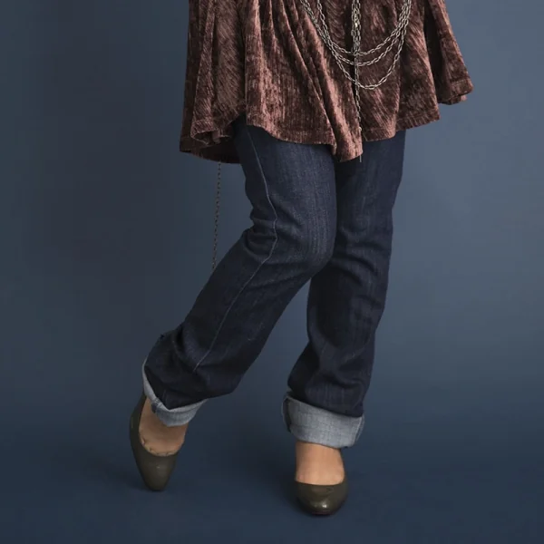 【SALE】ルジャンドゥ マリテフランソワジルボー LE JEAN DE MARITHE FRANCOIS GIRBAUD はみ出しステッチデニムパンツ インディゴS K-61181_014