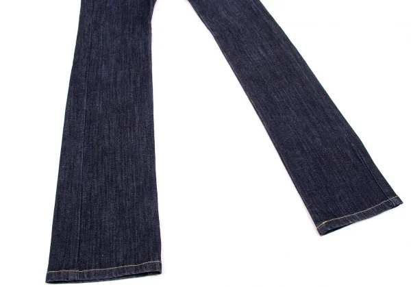 【SALE】ルジャンドゥ マリテフランソワジルボー LE JEAN DE MARITHE FRANCOIS GIRBAUD はみ出しステッチデニムパンツ インディゴS K-61181_007