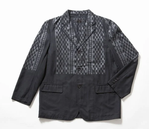 COMME des GARCONS HOMME Pigment print polyester jacket(P-690) Black  P-690_001