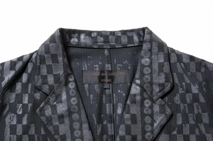 COMME des GARCONS HOMME Pigment print polyester jacket(P-690) P-690_003