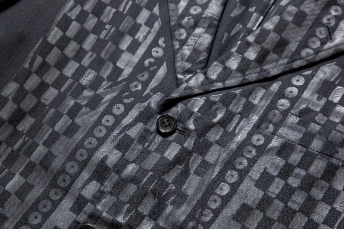 COMME des GARCONS HOMME Pigment print polyester jacket(P-690) P-690_004