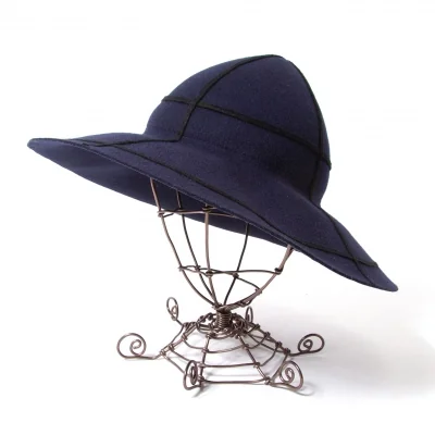 コムデギャルソンCOMME des GARCONS テーピングワイドブリムフェルトハット