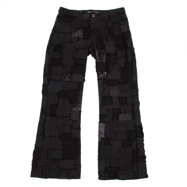 JUNYA WATANABE COMME des GARCONS Patchwork Pants Black M K-61591_001