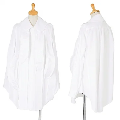 コムデギャルソンCOMME des GARCONS 立体チューブデザインシャツ 白