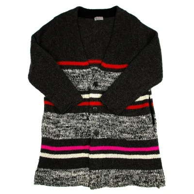 【SALE】ヨウジヤマモト プールオムYohji Yamamoto POUR HOMME 編み替えニットビッグシルエットカーディガン