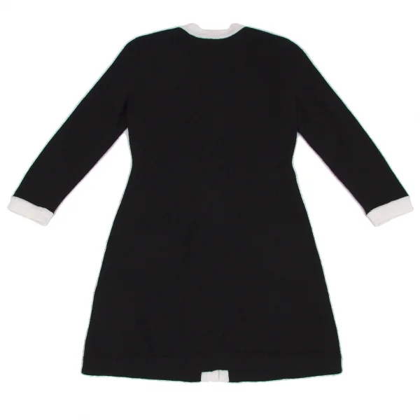 【SALE】フォクシーブティック FOXEY BOUTIQUE カシミヤトリミングロングカーディガン 黒40 K-62066_012