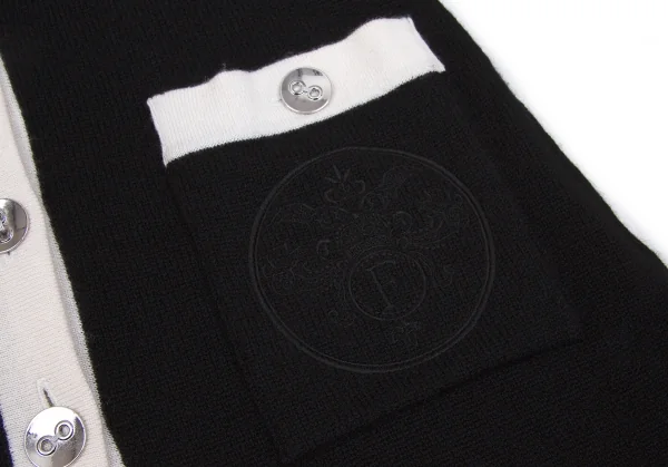 【SALE】フォクシーブティック FOXEY BOUTIQUE カシミヤトリミングロングカーディガン 黒40 K-62066_009