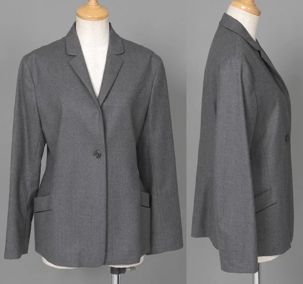 JIL SANDER Design wool jacket(K-4445) Grey  K-4445_001