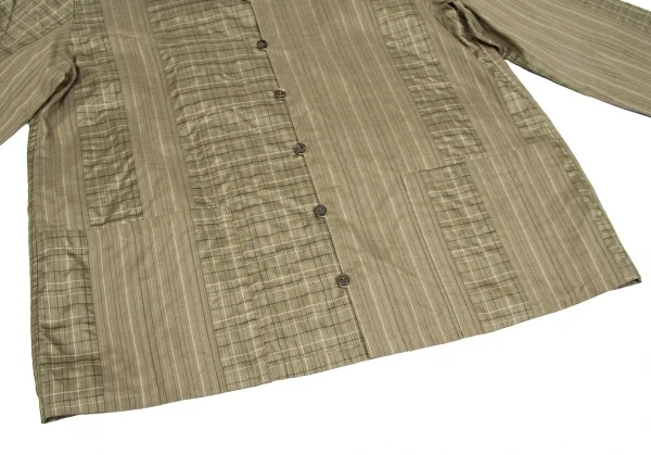 【SALE】ヨーガンレールJURGEN LEHL シルクコットンシャツジャケット モスグリーン他M K-62190_011