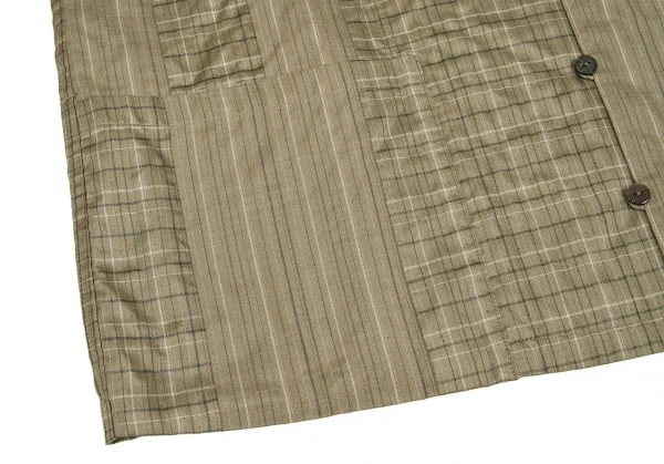 【SALE】ヨーガンレールJURGEN LEHL シルクコットンシャツジャケット モスグリーン他M K-62190_012