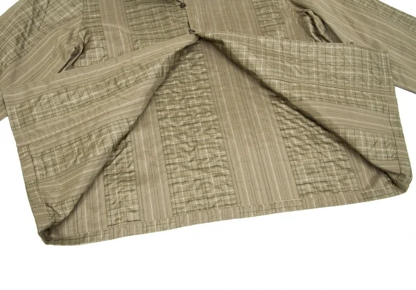 【SALE】ヨーガンレールJURGEN LEHL シルクコットンシャツジャケット モスグリーン他M K-62190_013