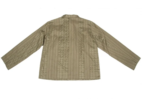 【SALE】ヨーガンレールJURGEN LEHL シルクコットンシャツジャケット モスグリーン他M K-62190_014