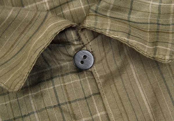 【SALE】ヨーガンレールJURGEN LEHL シルクコットンシャツジャケット モスグリーン他M K-62190_006