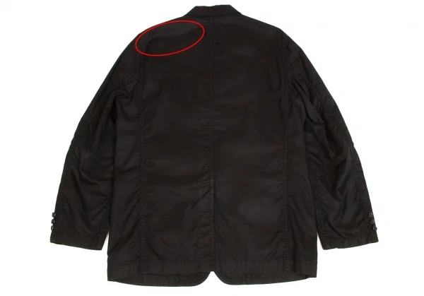 【SALE】コムデギャルソン オムCOMME des GARCONS HOMME コットンパッカリングジャケット 黒青M K-62276_016